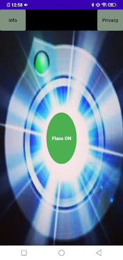 Flashlight for android Screen 2