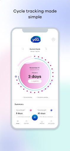 Android application Always You: Period Tracker screenshort
