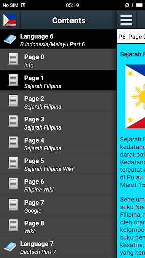 Pratinjau aplikasi