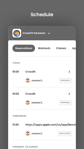 CrossFit Sarasota Screen 3