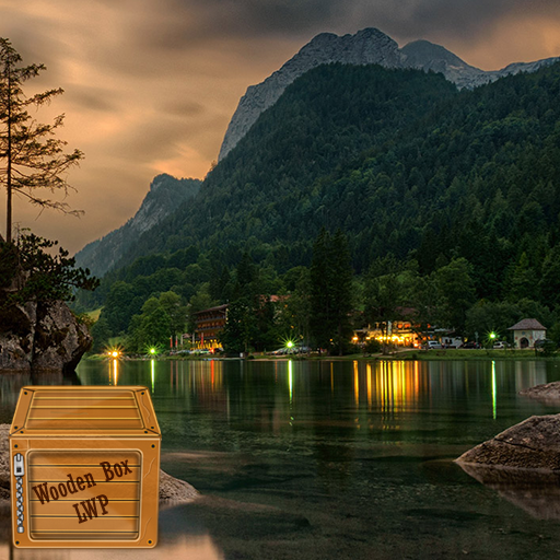 mountain lake wallpaper logo