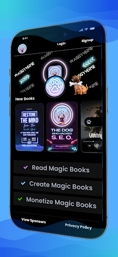 Android application Waggyverse screenshort
