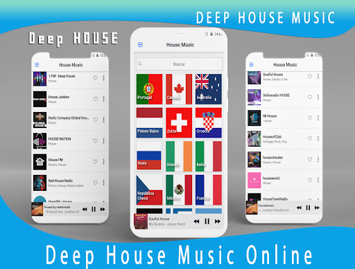 Android application Deep House Music screenshort
