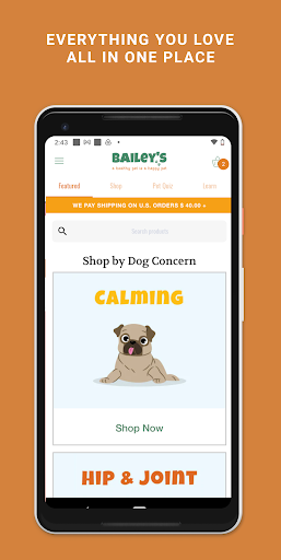 Shop Baileys Screen 2