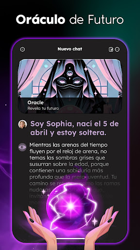 Vista previa de la aplicación