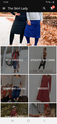 Android application The Skirt Lady screenshort