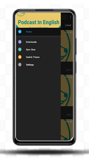 Android application Podcasts in English screenshort
