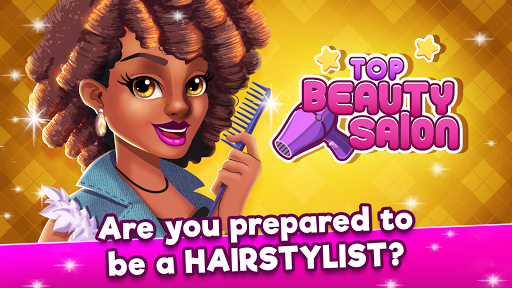 Top Beauty Salon -  Hair and Makeup Parlor Game Mod + Apk(Unlimited Money/Cash) screenshots 1