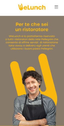WeLunch Esercenti Screen 2