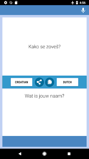 Android application Croatian-Dutch Translator screenshort
