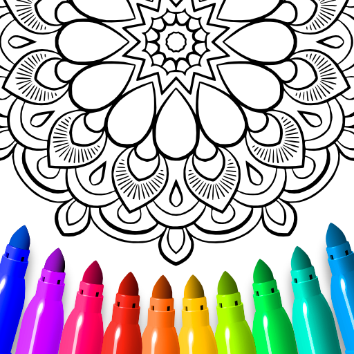 Desenhos de Mandala para colorir, jogos de pintar e imprimir