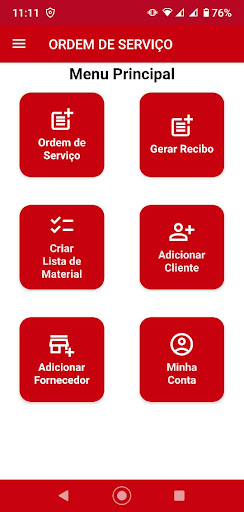 Android application ODS screenshort