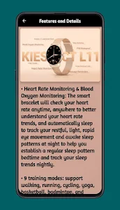 kieslect smart watch guide