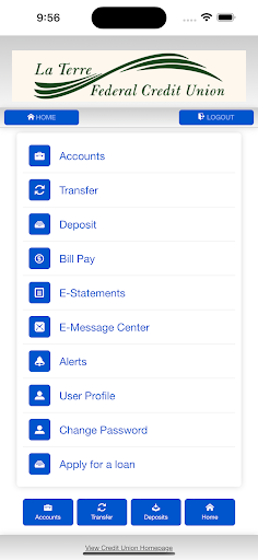 La Terre FCU Screen 2