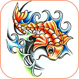Koi Fish Tattoo Designs icon