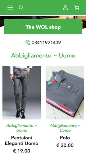 Android application Prova Yoshopping screenshort