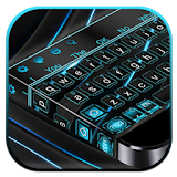 Tech Black Blue Keyboard icon