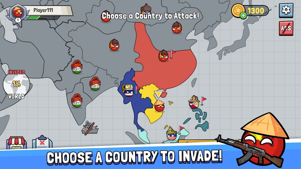 Country Balls: World at War 1.1.6 APK + Мод (Unlimited money) за Android