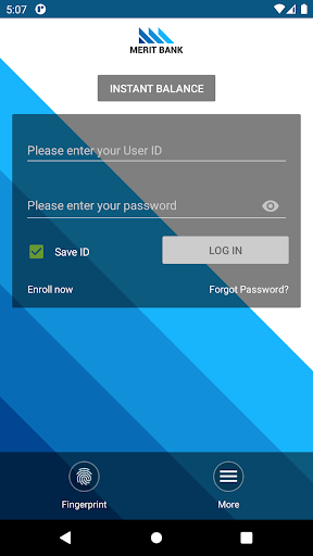 Merit Bank Mobile Screen 2