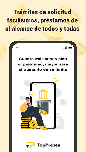 Android application TopPrésta - Crédito Rápido screenshort