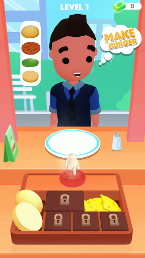 Burger Shop 2021 - Make a Burger Cooking Simulator screenshots 1