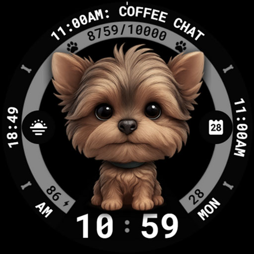 Puppies Watch Face 115 Download on Windows