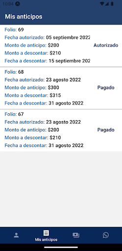 AdN+ Anticipos de nómina Screen 3