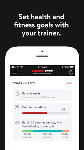 Screenshot of Impact Zone Fitness NJ