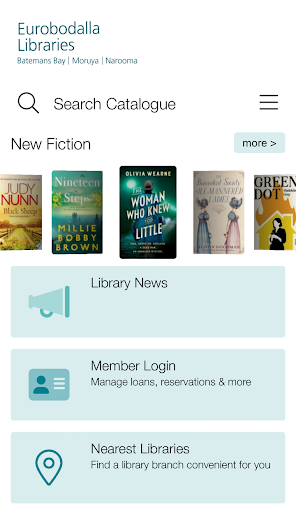 Android application Eurobodalla Libraries screenshort