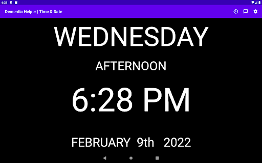Android application Dementia Helper 2022 screenshort