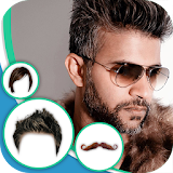 Man Hairstyle and Mustache icon