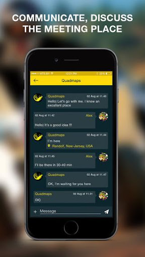 QuadMaps find your neighbor on ATV/Enduro/SSV