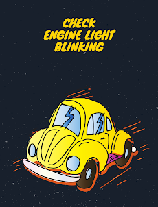 check engine light blinking
