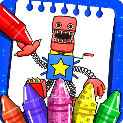 Baixar Coloring Book Boxy Boo para PC - LDPlayer