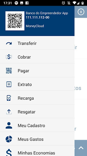 Android application Empreende+ screenshort