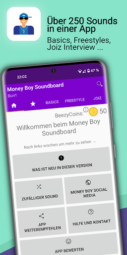 Android application Money Boy Soundboard screenshort