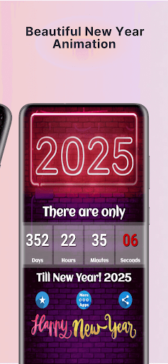 New Year Countdown 2025 Live Screen 2