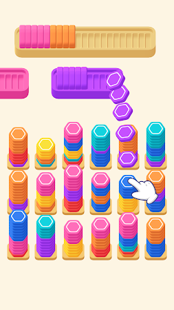 Game screenshot Pencil Stack Color Sort hack