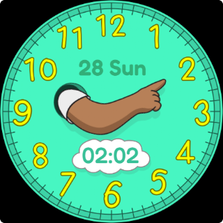 Simple Arm Watch Face screenshot 11