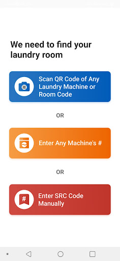 Android application Pierce Pay Laundry screenshort