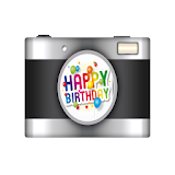 Happy Birthday Sticker Camera icon
