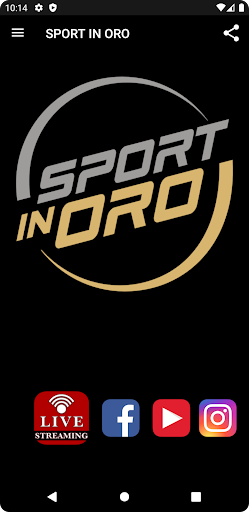 Android application SPORT IN ORO TV screenshort