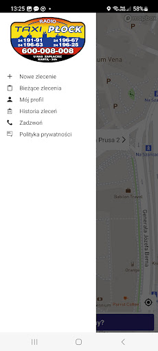 Radio Taxi Płock Screen 2