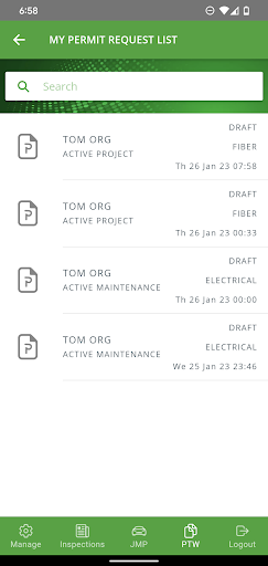 Android application Uzima screenshort