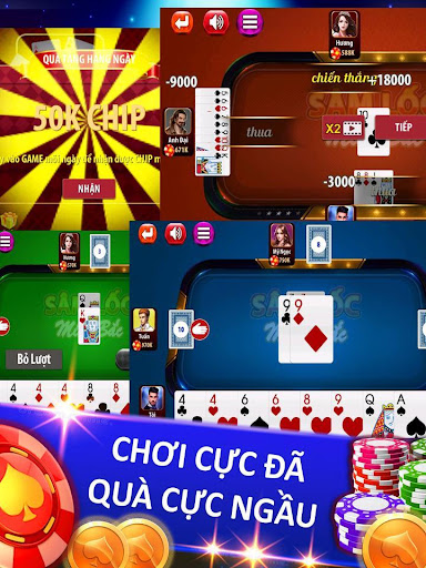 Đánh Bài: Tiến Lên, Sâm, Phỏm Mod Free Premium