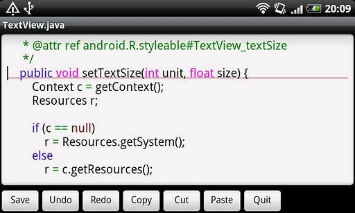 Jota Text Editor screenshot 7