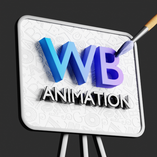 Whiteboard Animation Text logo