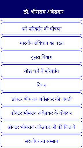 Dr. B.R Ambedkar History Hindi Screen 2