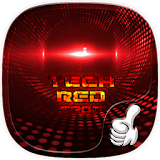 Tech Red Spot Launcher Theme icon