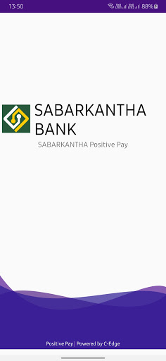 Android application Sabarkantha Bank Positive Pay screenshort
